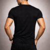 mens black plain tshirt comfortable fabric
