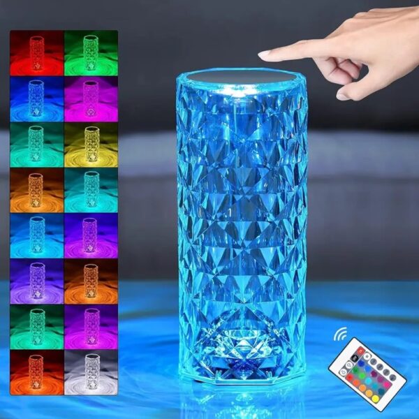 crystal lamp ❤️ 17 colors