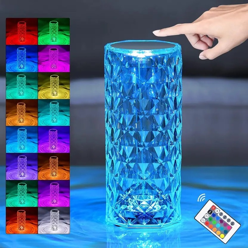 crystal lamp ❤️ 17 colors