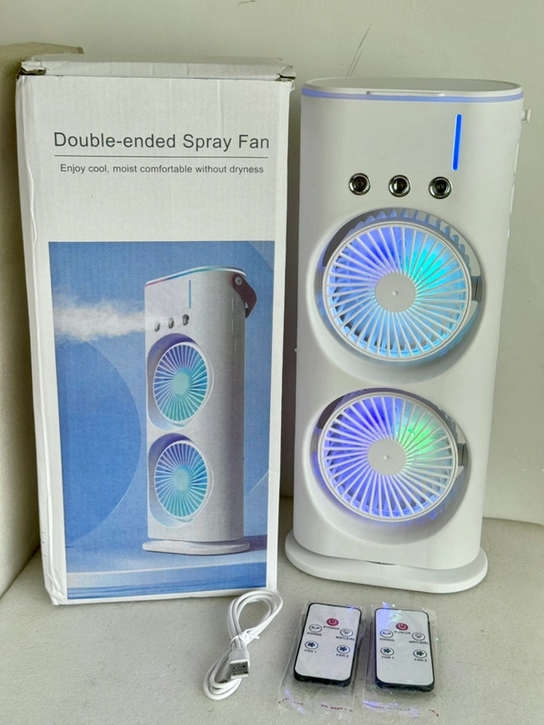 double fan cooler 🧊 portable