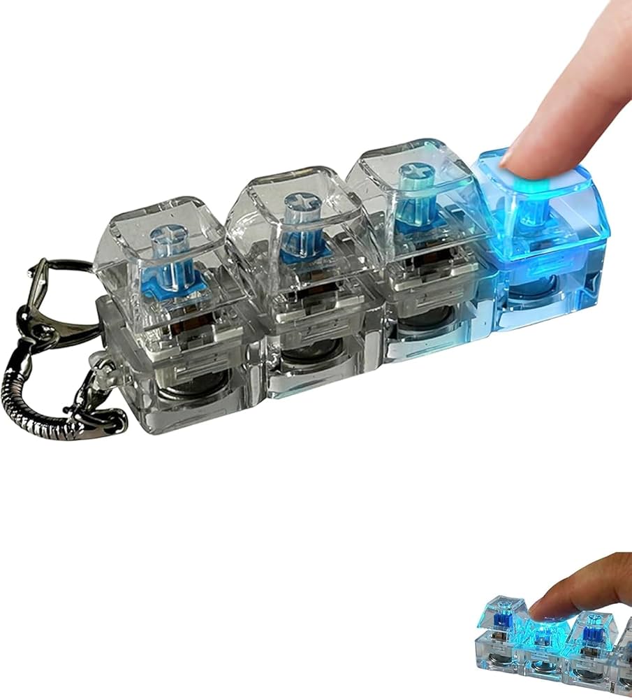 mechanical keyboard ⌨️ keychain 💡